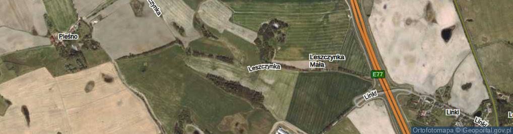Zdjęcie satelitarne Leszczynka Mała ul.